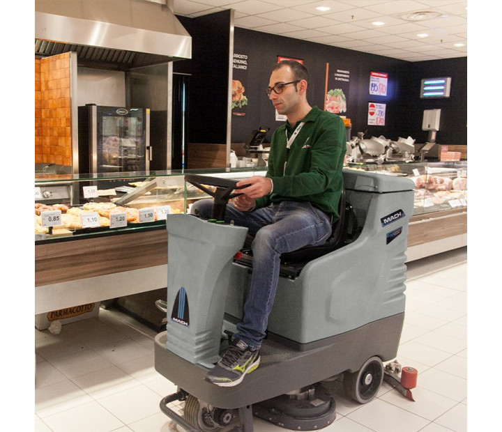 Restregadora autopropulsada eléctrica MACH M750