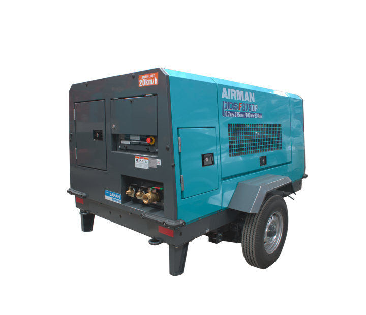 Compresor portátil de tornillo AIRMAN PDSF375S-DP