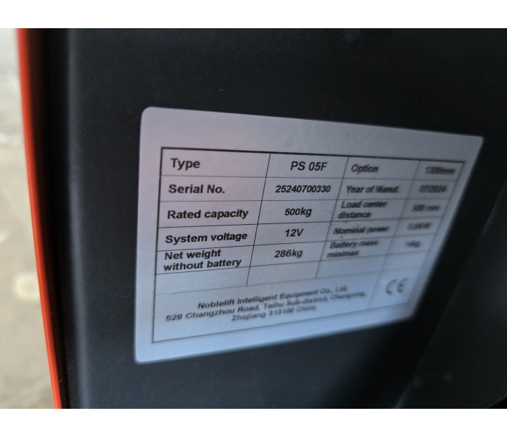 Apilador eléctrico autocargable Noblelift PS05F