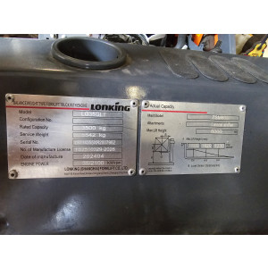 Montacargas Lonking LG35GLT Diesel de 3.5 toneladas
